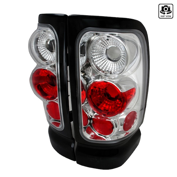 Spec-D Tuning 94-01 Dodge Ram Altezza Tail Light Chrome LT-RAM94-TM - main